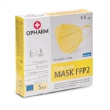 OPHARM Protective Mask FFP2 yellow, 5pcs