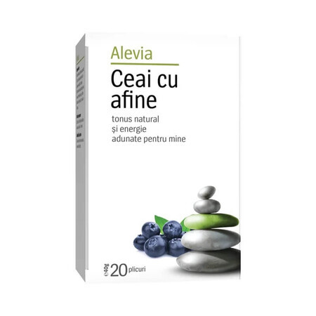 Ceai cu afine, 20 plicuri, Alevia