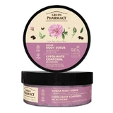 GREEN PHARMACY Damastroos en sheaboter suiker-zout bodyscrub, 200ml