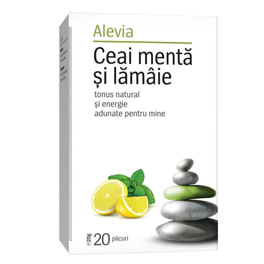 Tè alla menta e limone, 20 bustine, Alevia