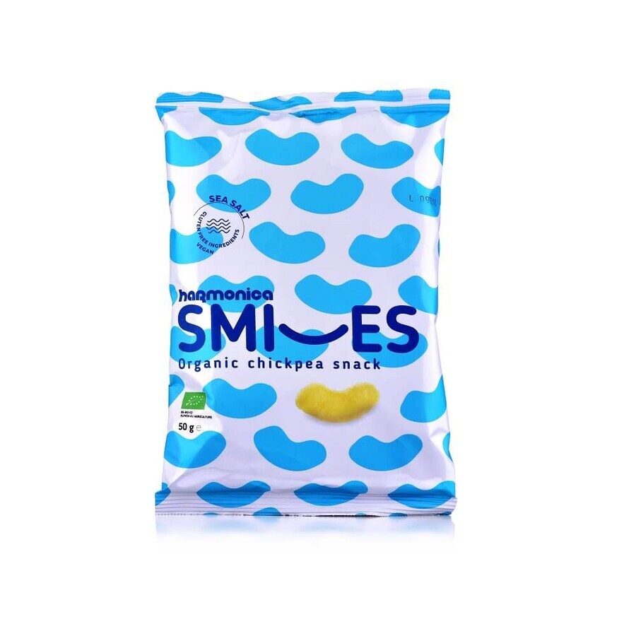 Smiles Organic Sea Salt Puffs, 50 gr, Harmonica