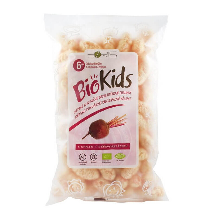 Eco puffs à la betterave rouge, 55 gr, Biokids