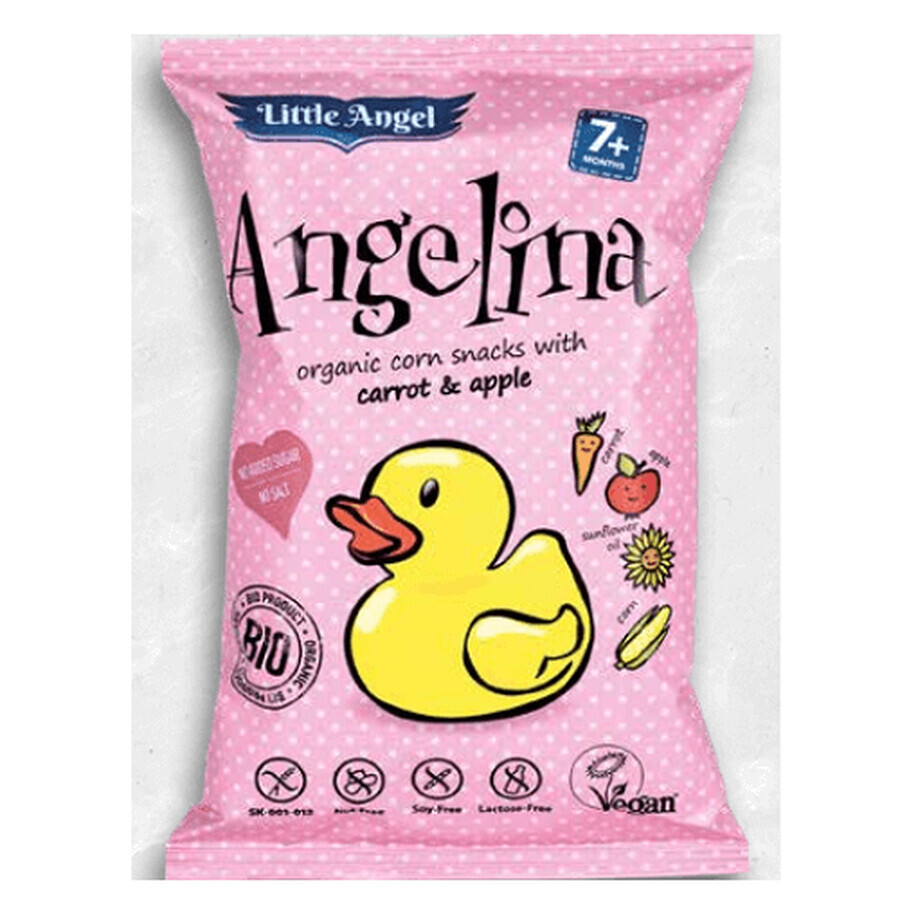 Bignè bio con mela e carota, +7 mesi, 30g, Little Angel