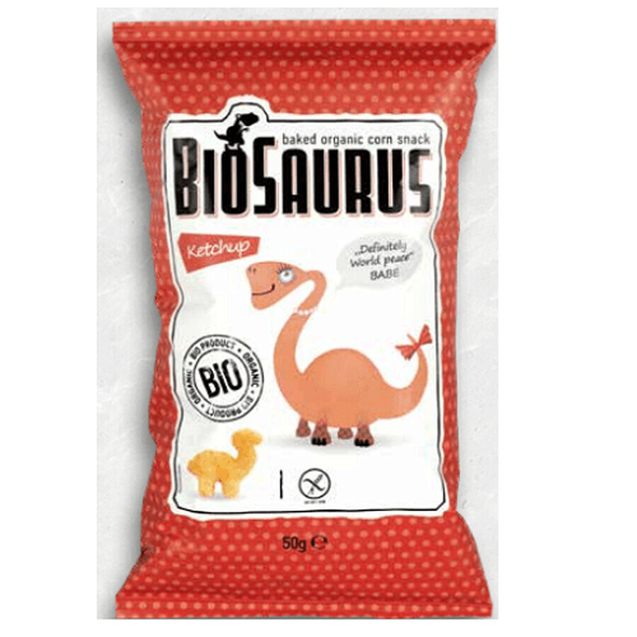 Bignè di mais bio e ketchup senza glutine, 50 g, Little Angel