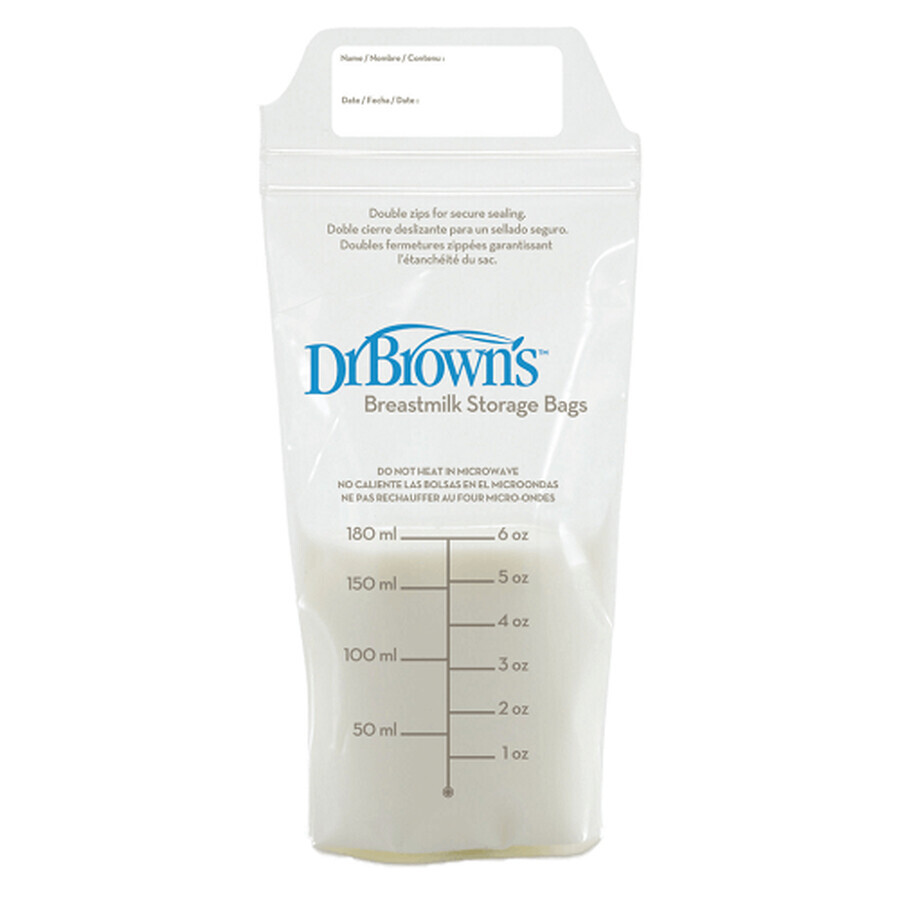 Sacs de conservation du lait maternel, Dr. Browns