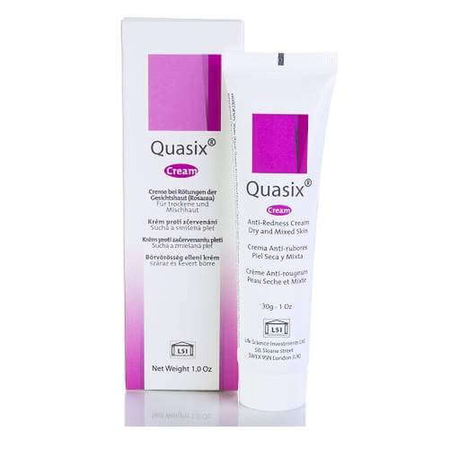 Quasix crème anti-rosacée, 30 g, Life Science