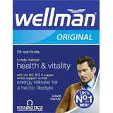 Vitabiotics Wellman Original Gesundheit & Vitalität über 27 Nährstoffe Testosteron steigernde Ergänzung 30 Tabs