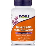 Now Foods Quercetin with Bromelain 120 veget capsules Apple