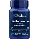 Life Extension Benfotiamine Avec Thiamine 100mg Complément Alimentaire Spécial 120 gélules végétales