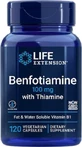 Life Extension Benfotiamine Met Thiamine 100mg Voedingssupplement Speciaal 120 plantaardige capsules
