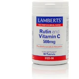 Lamberts Rutine et Vitamine C Multivitamine pour l'énergie et le renforcement du système immunitaire 500mg 90 Comprimés