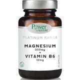 Power Of Nature Platinum Range Magnesio 350mg + Vitamina B6 12mg 30 cápsulas