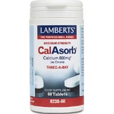 Lamberts CalAsorb Maximum Strength Calcium (As Citrate) 800mg 60 Comprimés