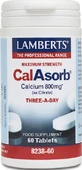 Lamberts CalAsorb Maximum Strength Calcium (As Citrate) 800mg 60 Tablets
