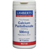 Lamberts Calcium Pantothenate 500mg 60 Comprimés