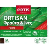 Ortis Ortisan Forte Fruits & Fibres Complément alimentaire spécial 12 comprimés