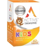Active Iron Immune Kids Vitamina D, Vitamina C y Zinc Multivitamínico para reforzar el sistema inmunitario 60 caramelos de gelatina