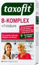 Taxofit B-Komplex Forte + Folsäure Vitamin für Energie, Immun- und Nervensystem Stärkung 40 Tabletten