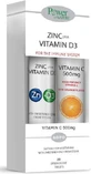 Power Of Nature 500mg 2UI Zinc Plus Vitamin D3 20 Tablets Effervescent &amp; Vitamin C 500mg 20 Tablets Effervescent