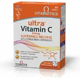 Vitabiotics Ultra Vitamin C Sustained Release met Citrus Bioflavonoïden Vitamine voor versterking van het immuunsysteem, de huid en antioxidanten 500mg 60 capsules