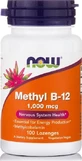 Now Foods Methyl B-12 Vitamin for Nervous System Health 1000mcg 100 sublingual tablets