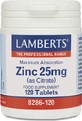 Lamberts Zinc (as Citrate) 25mg 120 tablets