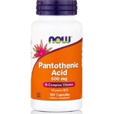 Now Foods Acide Pantothénique Vitamine pour l'Energie, le Renforcement du Système Immunitaire et Nerveux 500mg 100 caps