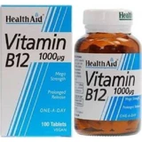 Health Aid B12 100 Tabs Vitamine pour la santé du système nerveux 1000mcg 100 Comprimés