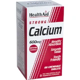 Health Aid Strong Calcium 600mg 60 comprimés à croquer