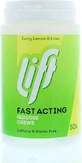 Lift GlucoTabs Snelwerkende Clucose Kauwtabletten Speciaal Dieetsupplement 50 kauwtabletten Citroen Limoen Vioi