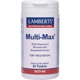 Lamberts Multi-Max Multivitamin for Energy pour les adultes de plus de 50 ans 60 Comprimés