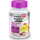 Swiss Energy Immunity Boost Vitaminas y Minerales Multivitamínico para fortalecer el sistema inmunológico 60 caramelos de gelatina