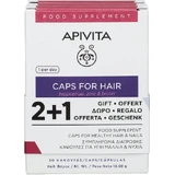 Apivita Caps Voor Haar Voedingssupplement Speciaal 3 x 10 capsules