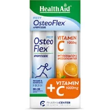 Health Aid Osteoflex Fizzy 20 comprimés effervescents & Vitamine C 1000mg Orange 20 comprimés effervescents