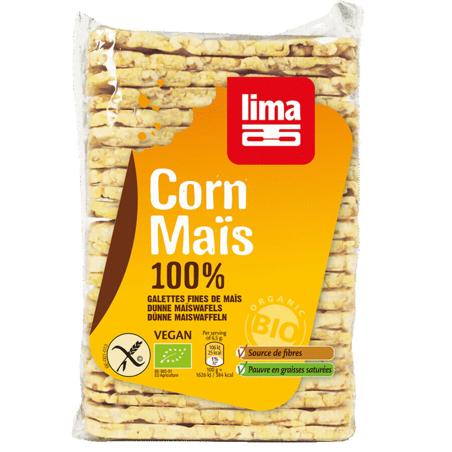 Rondelles de maïs Eco expansé, 140 g, Lima