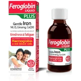 Vitabiotics Feroglobine Vloeibaar Plus Vloeibaar IJzer, Vit D, Ginseng, CoQ10 Energie