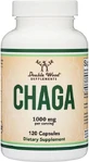 Double Wood Chaga 1000mg Integratore per il rafforzamento delle difese immunitarie 120 caps