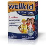 Vitabiotics WellKid Smart Kauwtabletten met Omega-3 Multivitamine voor Energie Fruit 30 kauwtabletten