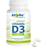 Aportha Vitamine D3 voor immuunsysteem & ei-gezondheid 5000iu 120 caps