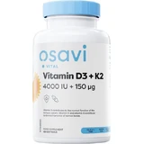 Osavi Vitamin D3 4000iu + K2 150μg Vitamin zur Stärkung des Immunsystems und der Eiergesundheit 4000iu 120 Weichkapseln