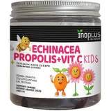 Ino Plus Echinacea, Propolis + Vit C Vitamine pour le renforcement du système immunitaire, la peau et l'action antioxydante Fraise 60 bonbons gélifiés
