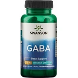 Swanson GABA 750mg Sleep Supplement 60 veget capsules