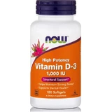 Now Foods Vitamin D-3 Vitamin for Immune Support & Egg Health 1000iu 180 softgels