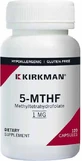 Kirkman 5-MTHF Vitamin for Nervous System Health 1mg Energy 120 caps