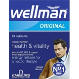 Vitabiotics Wellman Original 29 Nährstoffe David Gandy Spezial Nahrungsergänzungsmittel 30 Tabs