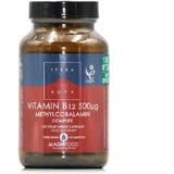 TerraNova Vitamine B12 Methylcobalamine Complex Vitamine voor de gezondheid van het zenuwstelsel 500mcg 100 plantaardige capsules