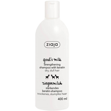 Shampooing aux protéines de lait de chèvre, 400 ml, Ziaja