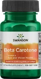Swanson Beta Carotene Vitamine A pour les cheveux, la peau et l'action antioxydante 10000iu 100 softgels