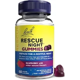 Bach Rescue Night Sleep Supplement 60 Raspberry Jelly Candies
