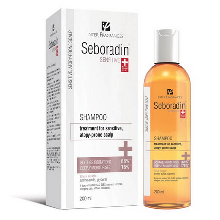 Shampooing pour cheveux délicats, Sensitive, 200 ml, Seboradin